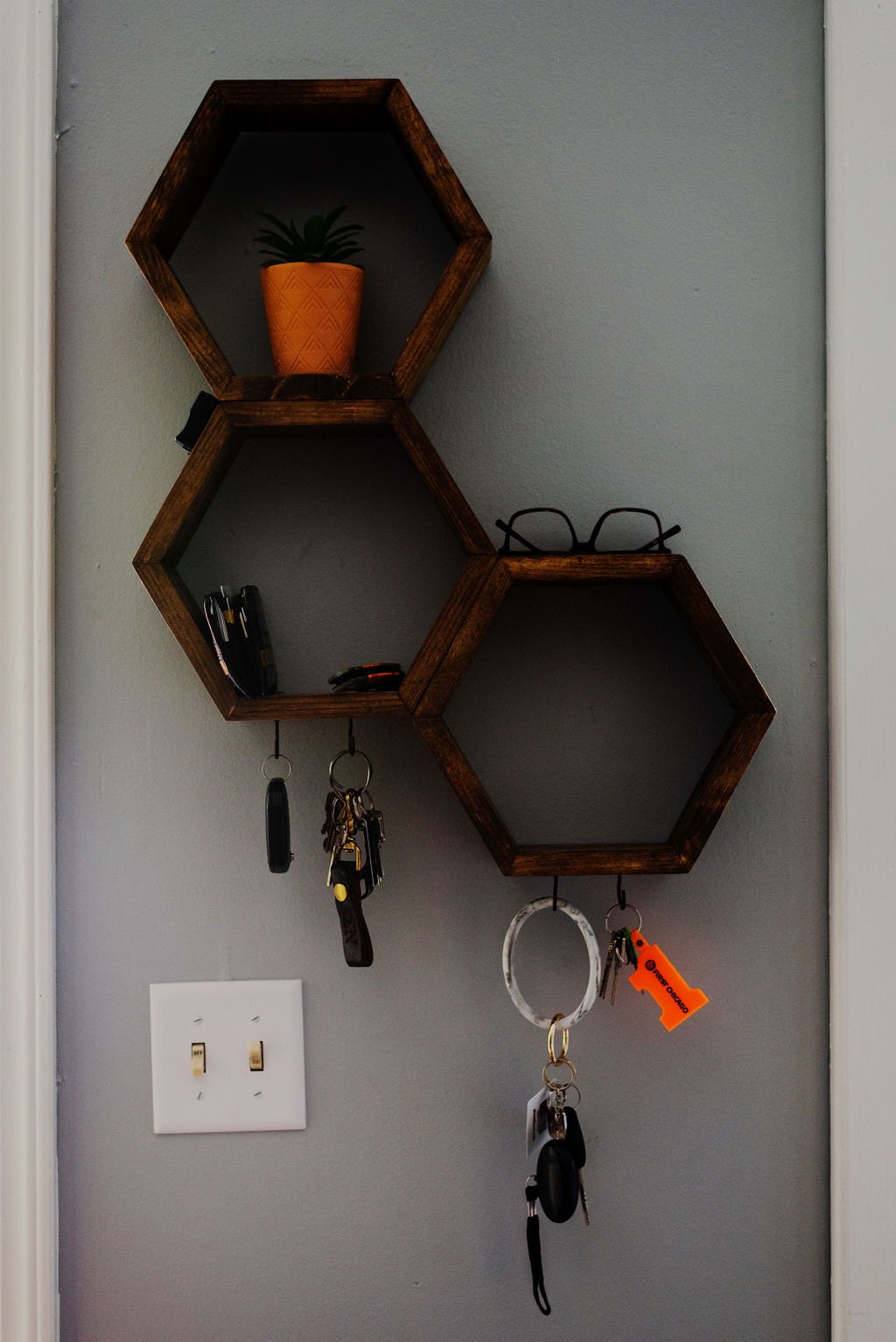 Hexagon Shelves