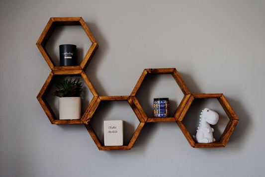 Hexagon Shelves