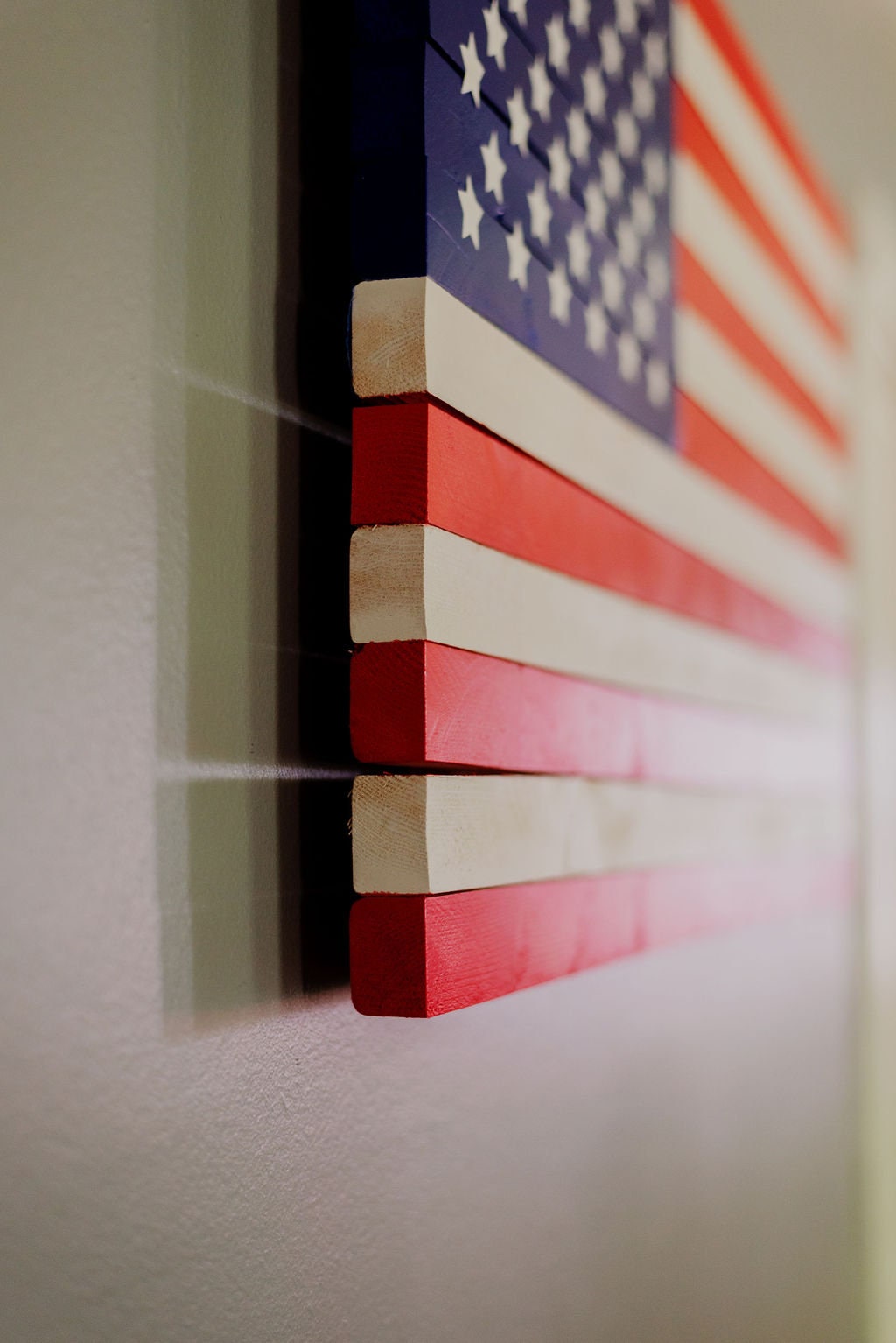 Wooden American Flag