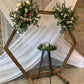 Rustic  7 Foot Tall Hexagon Wedding Arch 4x4's