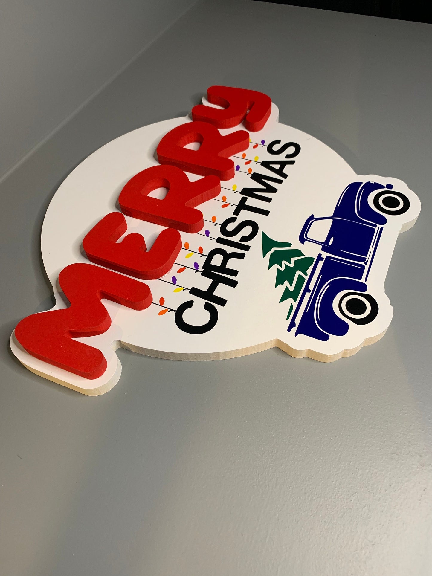 Merry Christmas Sign - Door Sign - Wall Sign