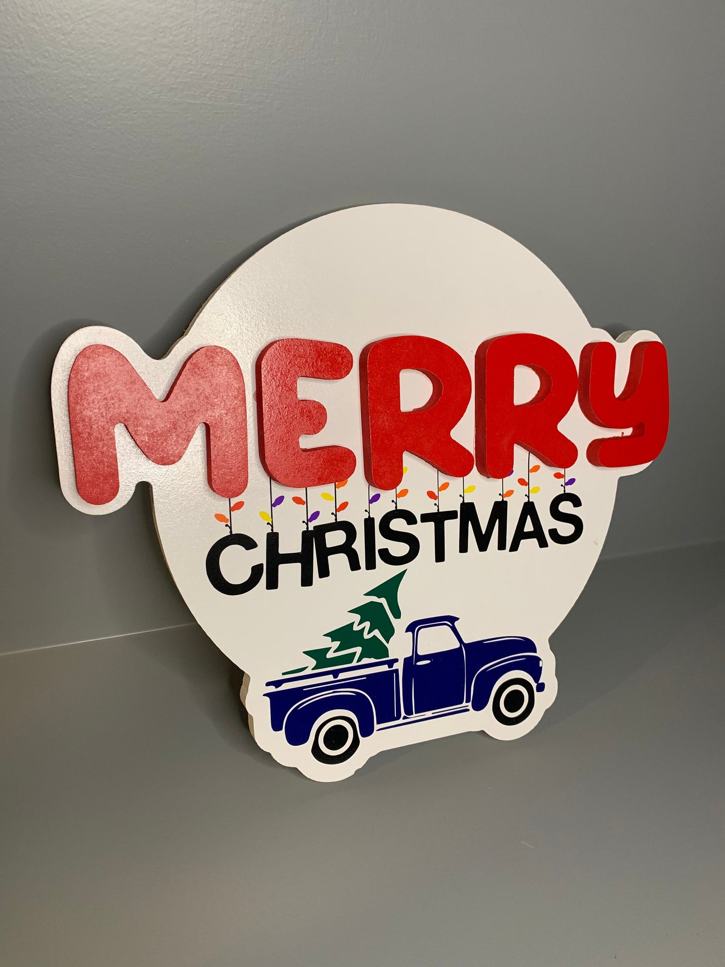 Merry Christmas Sign - Door Sign - Wall Sign