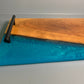 Epoxy Live Edge Charcuterie Board With Handles