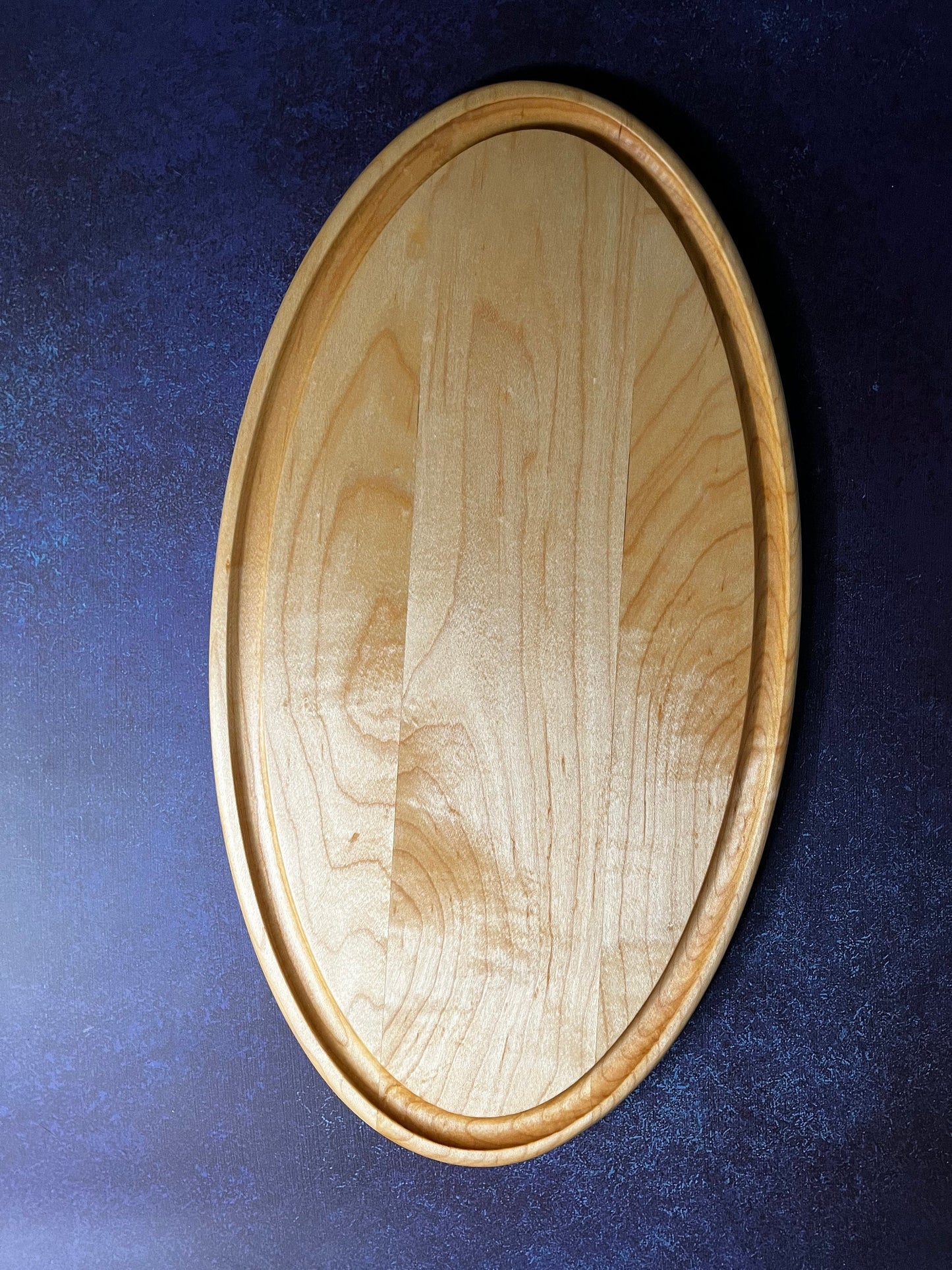 Wooden Oval Cutting Board 1.5" Thick Style Cutting Board